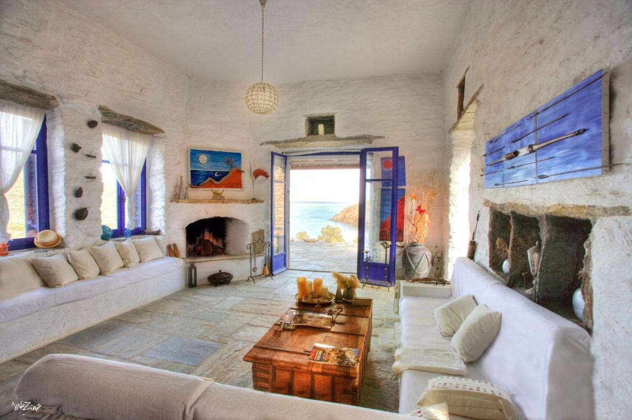 Amelia Beachfront Villa Korissia  Zewnętrze zdjęcie